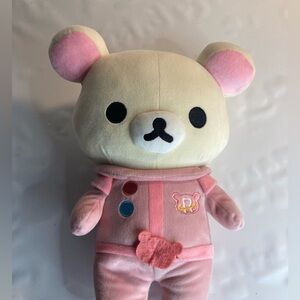 Authentic San-X Korilakkuma Bear Space Plush Stuffed Toy  Doll Medium 12" Pink